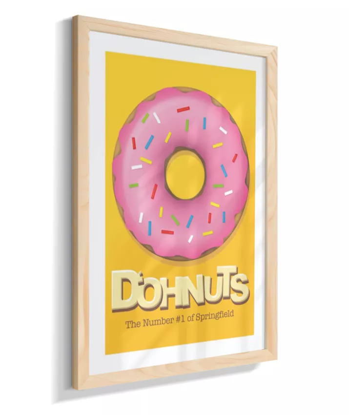Quadro Dohnuts Simpsons