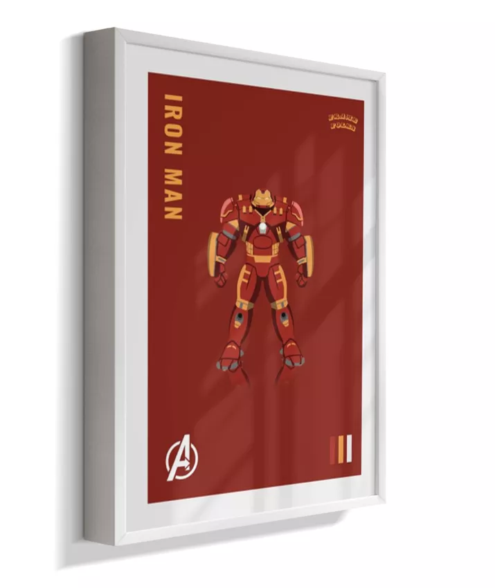 Quadro Homem de ferro - Hulkbuster Red