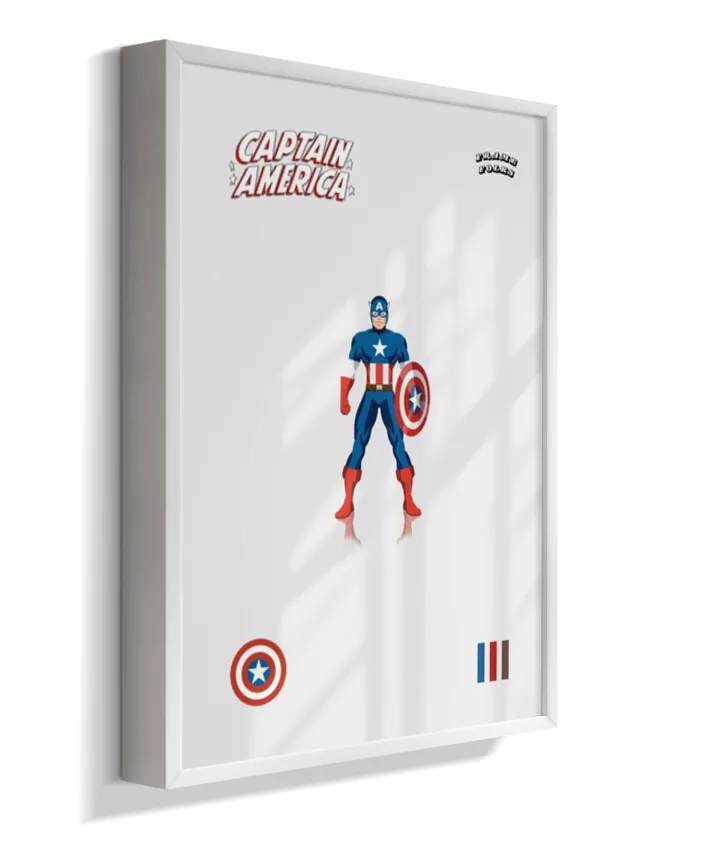 Quadro Capitão America - Clássico