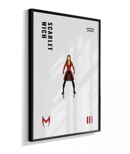 Quadro Feiticeira Escarlate - Vingadores