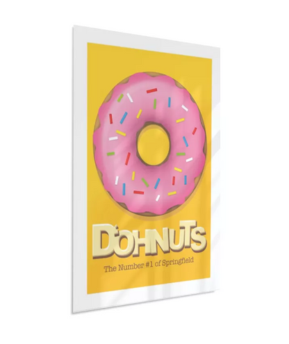 Quadro Dohnuts Simpsons