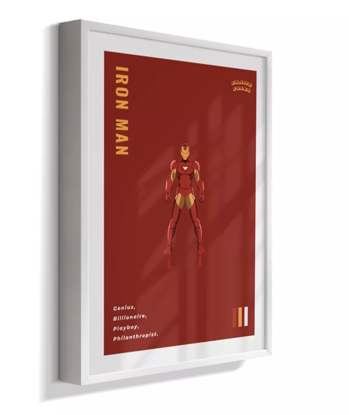Quadro Homem de ferro - Extremis Red