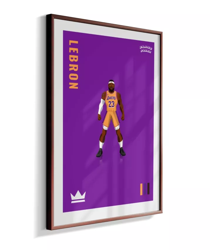 Quadro Lebron James - Purple