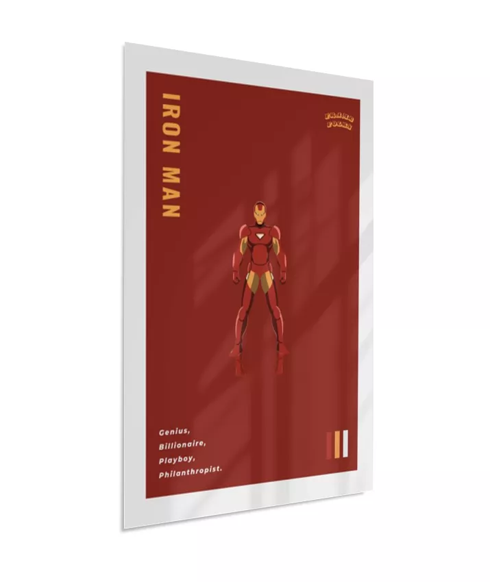 Quadro Homem de ferro - Extremis Red