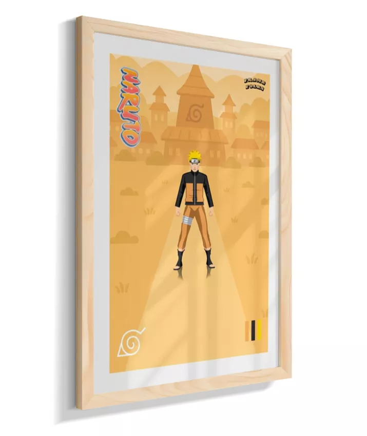 Quadro Naruto - Vila da Folha