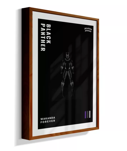 Quadro Pantera Negra - Black