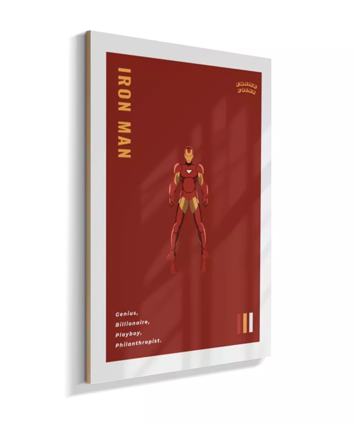 Quadro Homem de ferro - Extremis Red