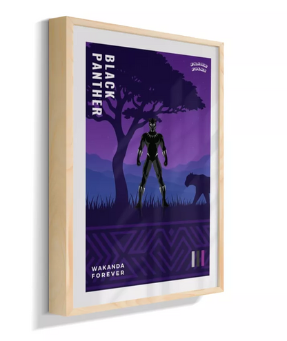 Quadro Pantera Negra - Wakanda