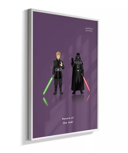 Quadro Star Wars - O Retorno de Jedi