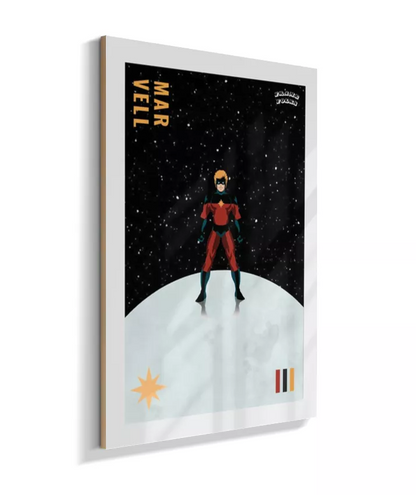 Quadro Capitão Marvel