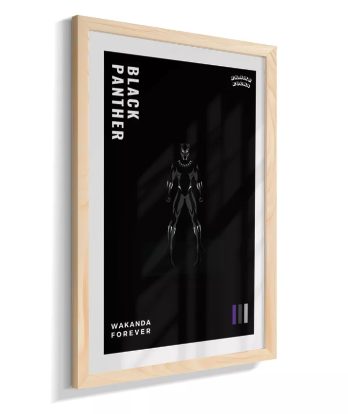 Quadro Pantera Negra - Black