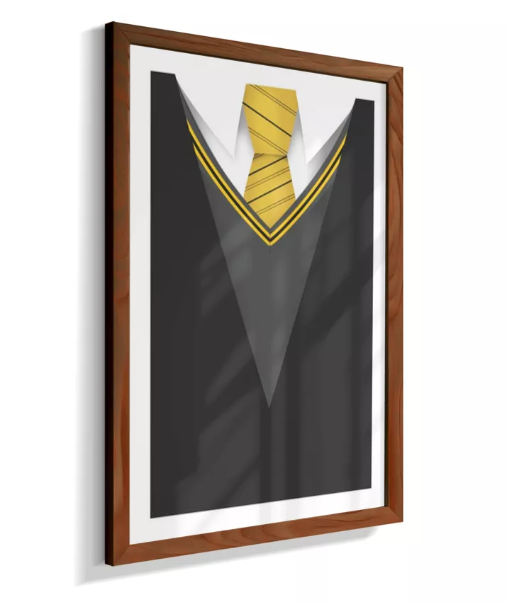 Quadro Harry Potter - Casa Lufa Lufa