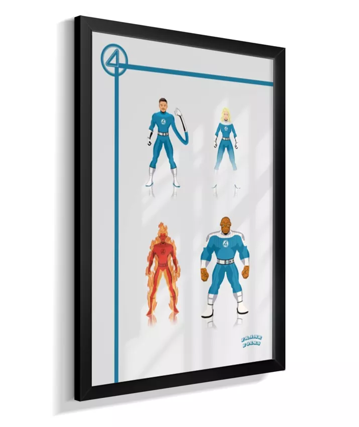 Quadro Quarteto Fantástico - Filme