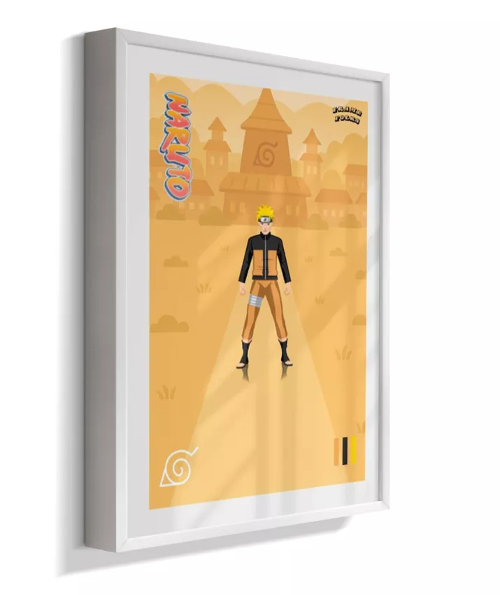 Quadro Naruto - Vila da Folha