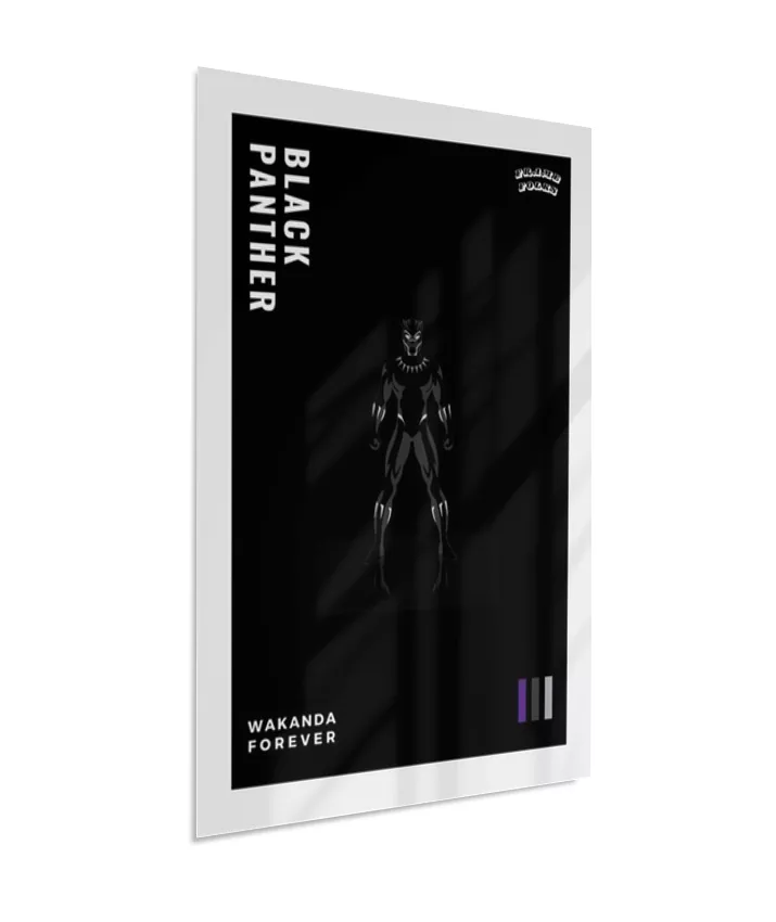 Quadro Pantera Negra - Black