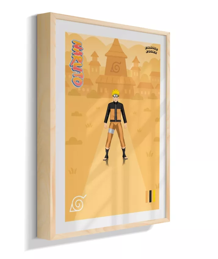 Quadro Naruto - Vila da Folha
