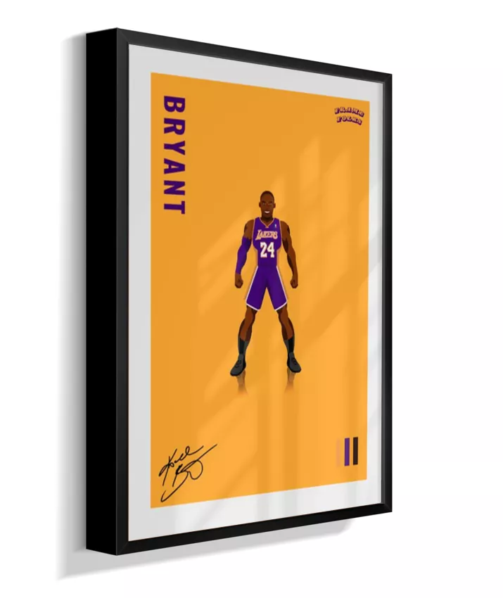 Quadro Kobe Bryant - Yellow