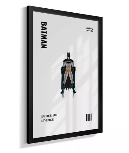 Quadro Batman - Justice, not revenge