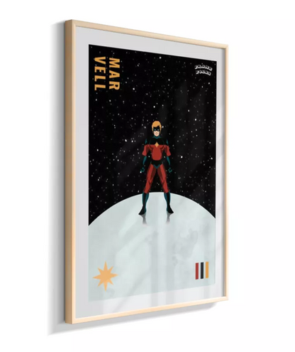 Quadro Capitão Marvel
