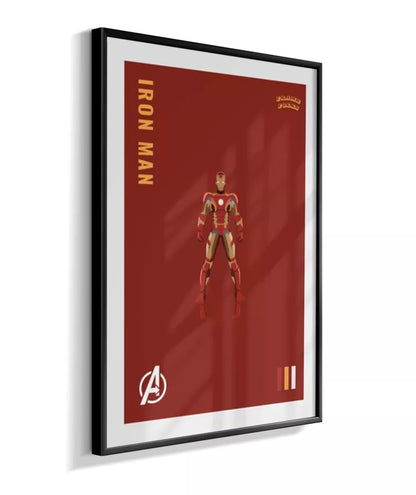 Quadro Homem de ferro - Vingadores Red