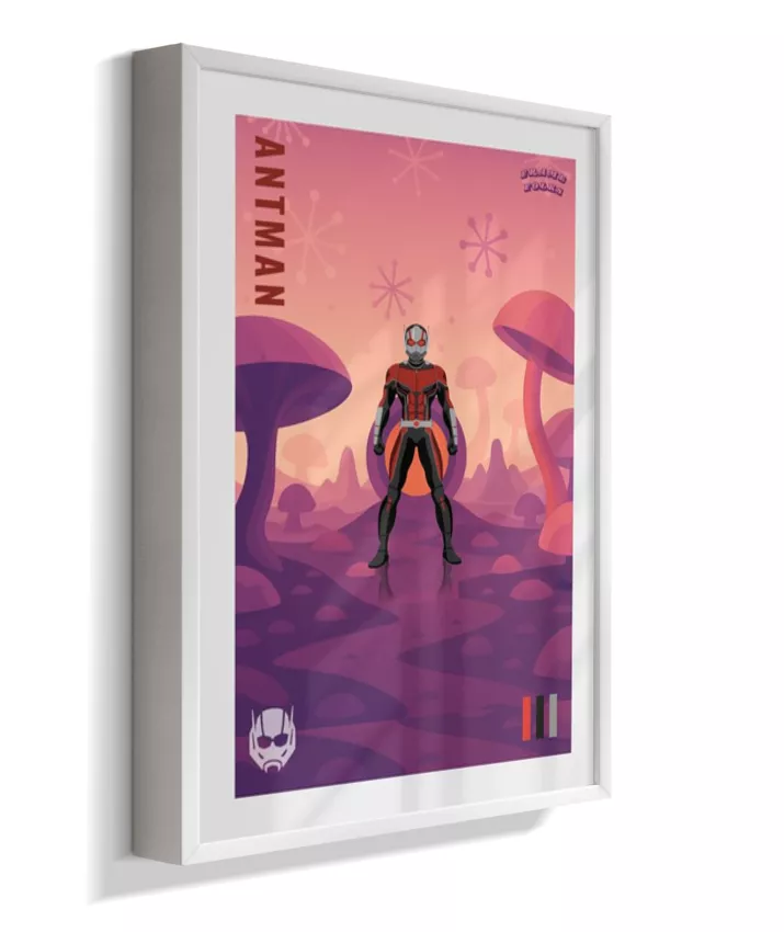 Quadro Homem Formiga - Reino Quântico