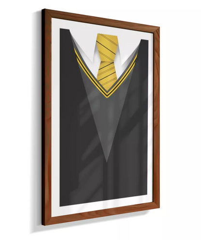 Quadro Harry Potter - Casa Lufa Lufa