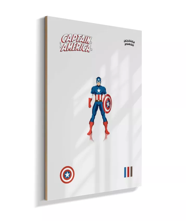 Quadro Capitão America - Clássico