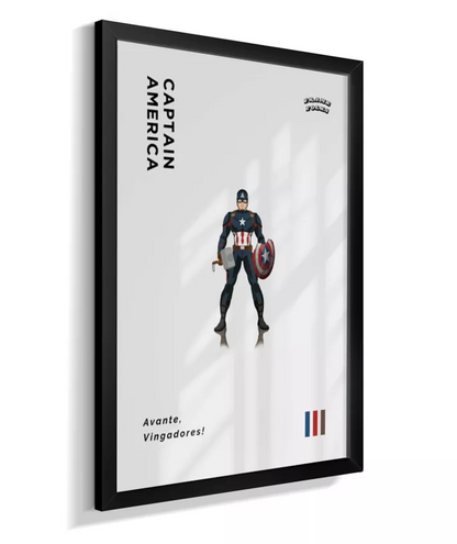 Quadro Capitão America - Endgame