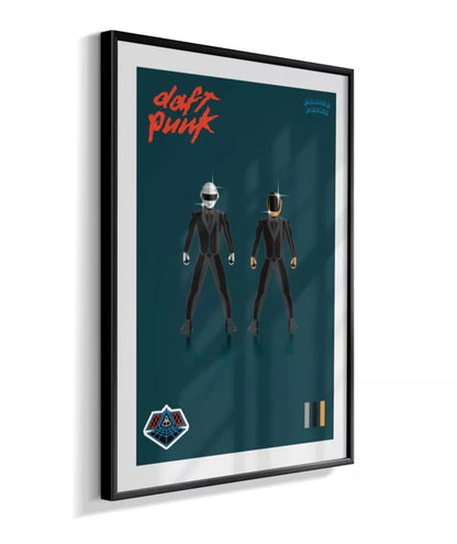 Quadro Daft Punk - Blue