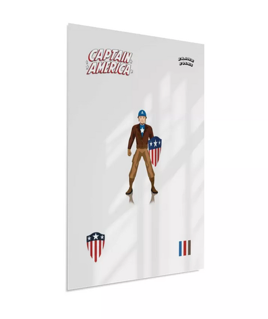 Quadro Capitão America - WW2