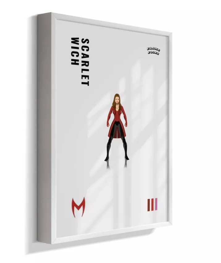 Quadro Feiticeira Escarlate - Vingadores