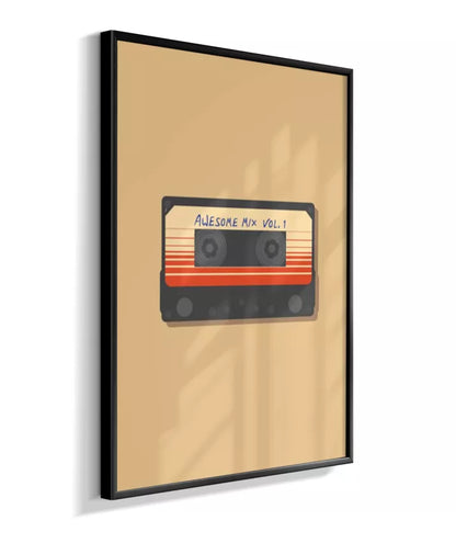 Quadro Mixtape Guardiões da Galáxia