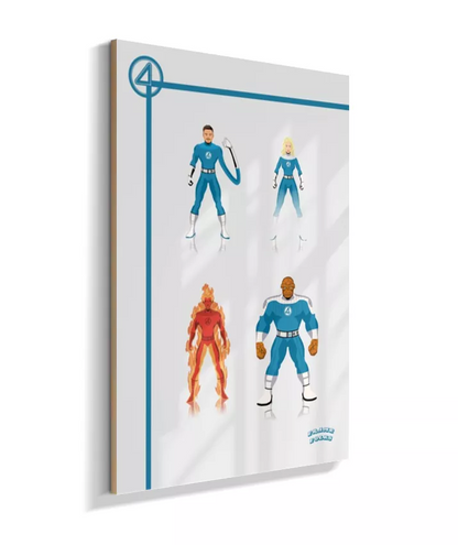 Quadro Quarteto Fantástico - Filme