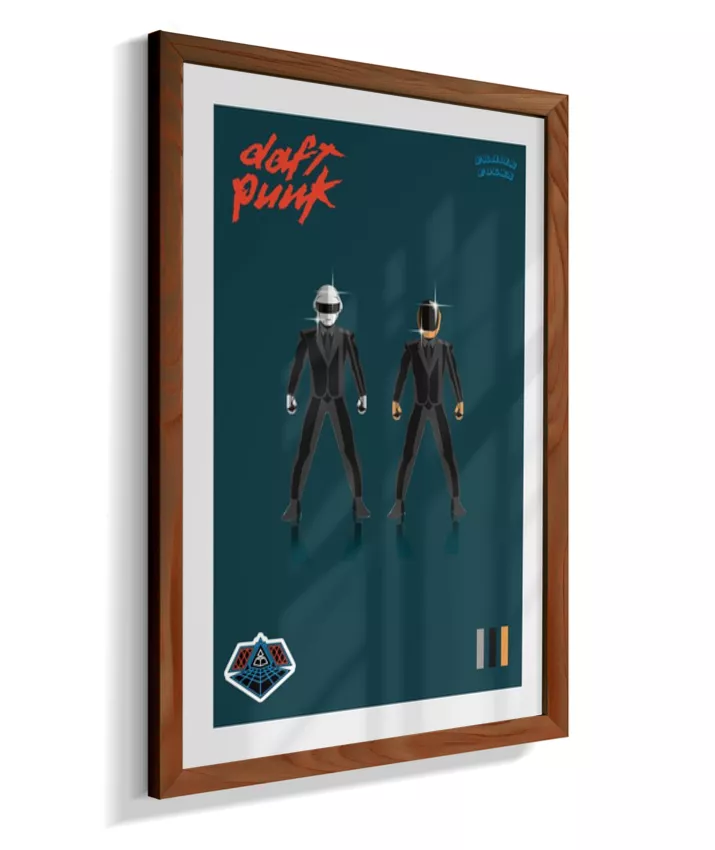 Quadro Daft Punk - Blue