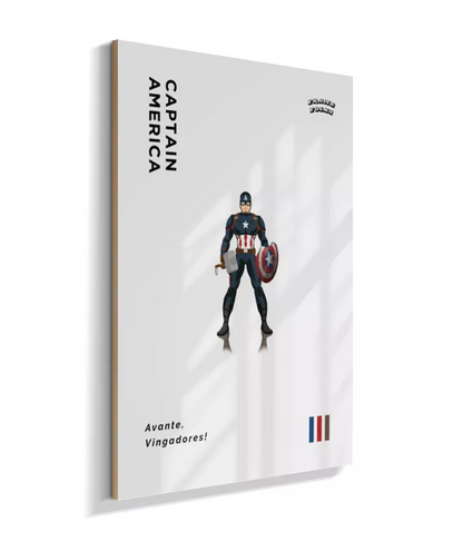 Quadro Capitão America - Endgame