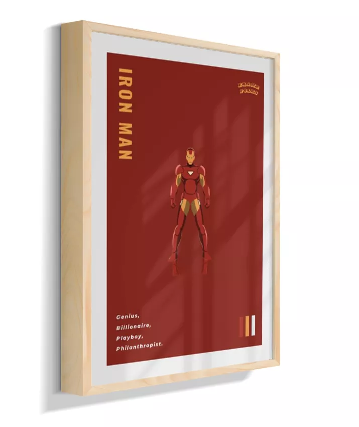 Quadro Homem de ferro - Extremis Red