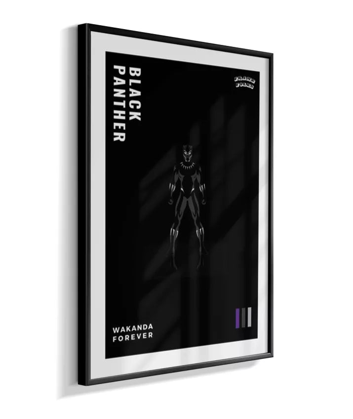 Quadro Pantera Negra - Black