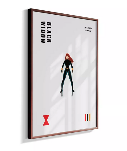 Quadro Viúva Negra - Clássica