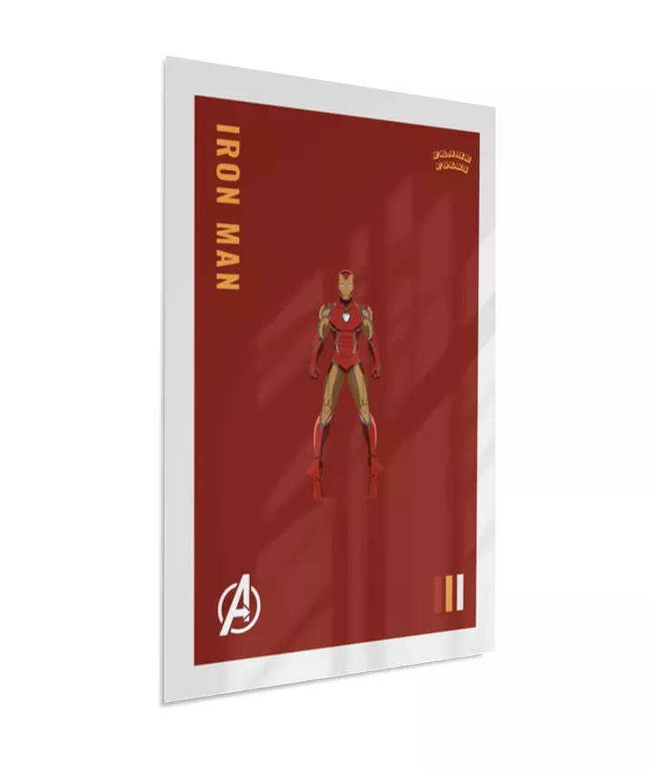 Quadro Homem de ferro - Endgame Red