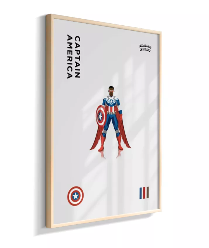 Quadro Capitão America - Sam Wilson