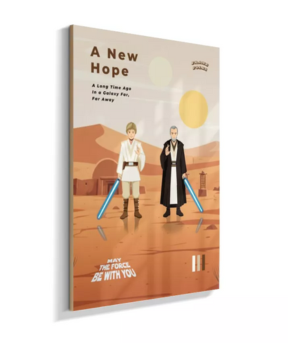 Quadro Star Wars - Uma Nova Esperança