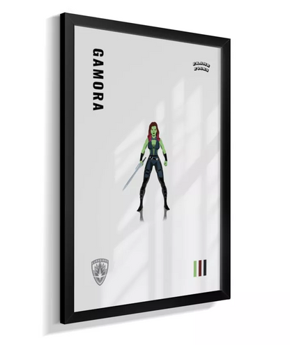 Quadro Gamora - Guardiões da Galáxia