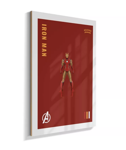 Quadro Homem de ferro - Endgame Red