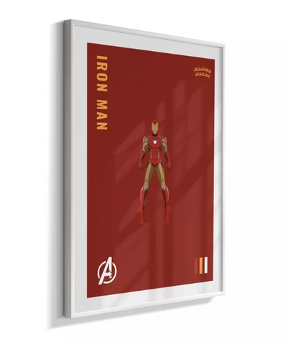 Quadro Homem de ferro - Endgame Red