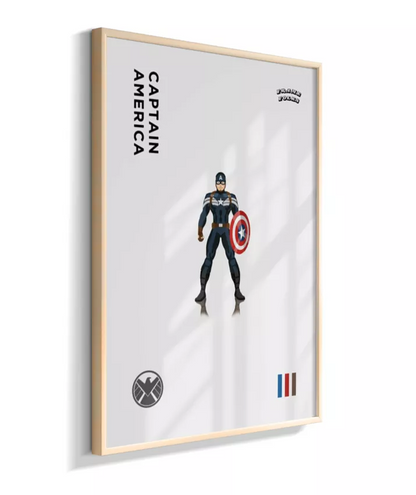 Quadro Capitão America - Shield