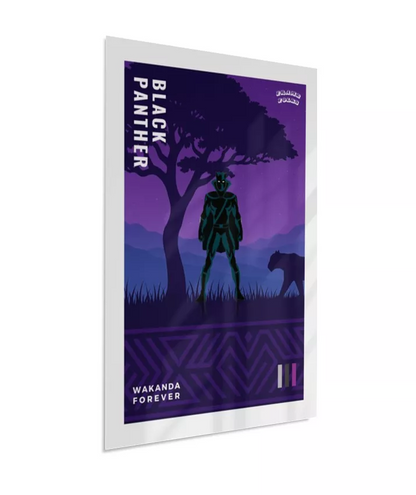 Quadro Pantera Negra - Clássico - Wakanda