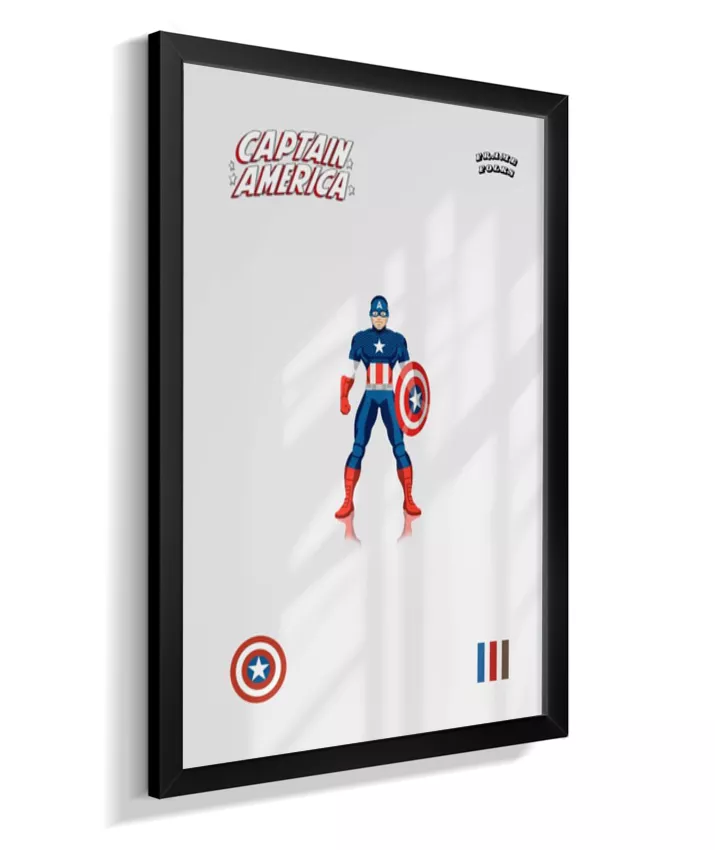 Quadro Capitão America
