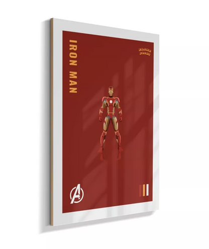Quadro Homem de ferro - Vingadores Red