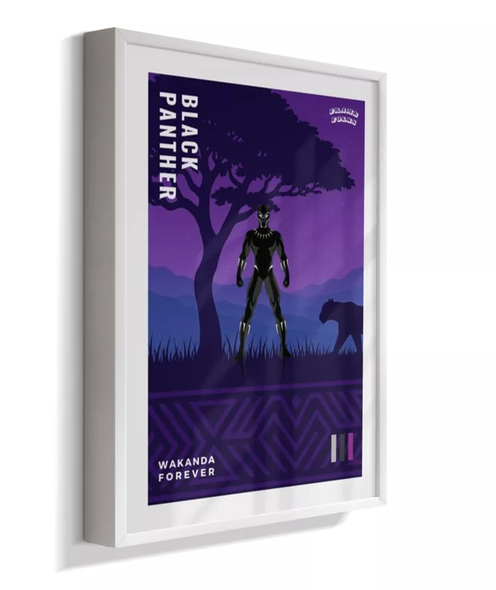 Quadro Pantera Negra - Wakanda