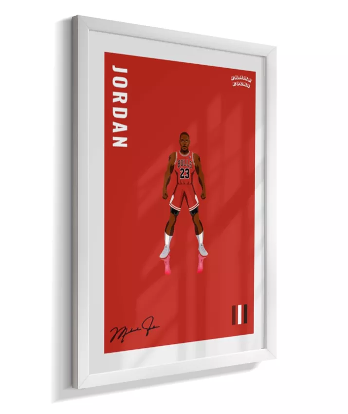 Quadro Michael Jordan - Red